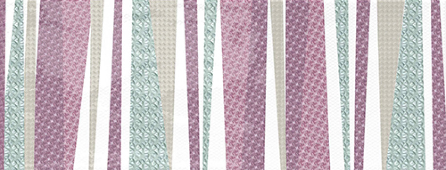 Плитка декор 25x65 Dec. Henna slimrect Azulev